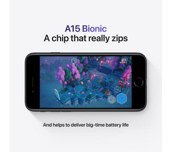 APPLE IPHONE SE 3 2022 Black 64GB GRADE A image 4
