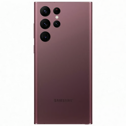 SAMSUNG S22 ULTRA 5G S908U1 BURGUNDY 128GB GRADE A image 1